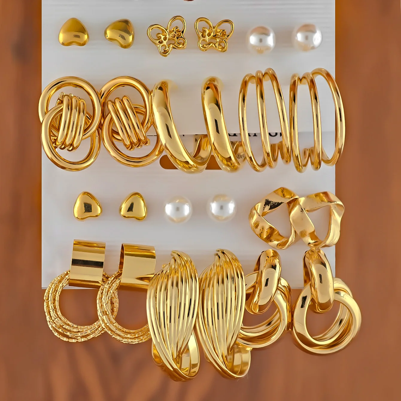Cross-Border Hot-Selling EU/US Style Fashion Minimalist Women's Earring Set - Elegant, Versatile, Bold, High-End Drop Earrings