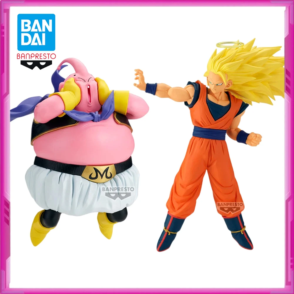 

In Stock Original BANDAI Banpresto Dragon Ball MATCH MAKERS Majin Buu Goku Anime Figures Action Figure Model Toys Christmas Gift