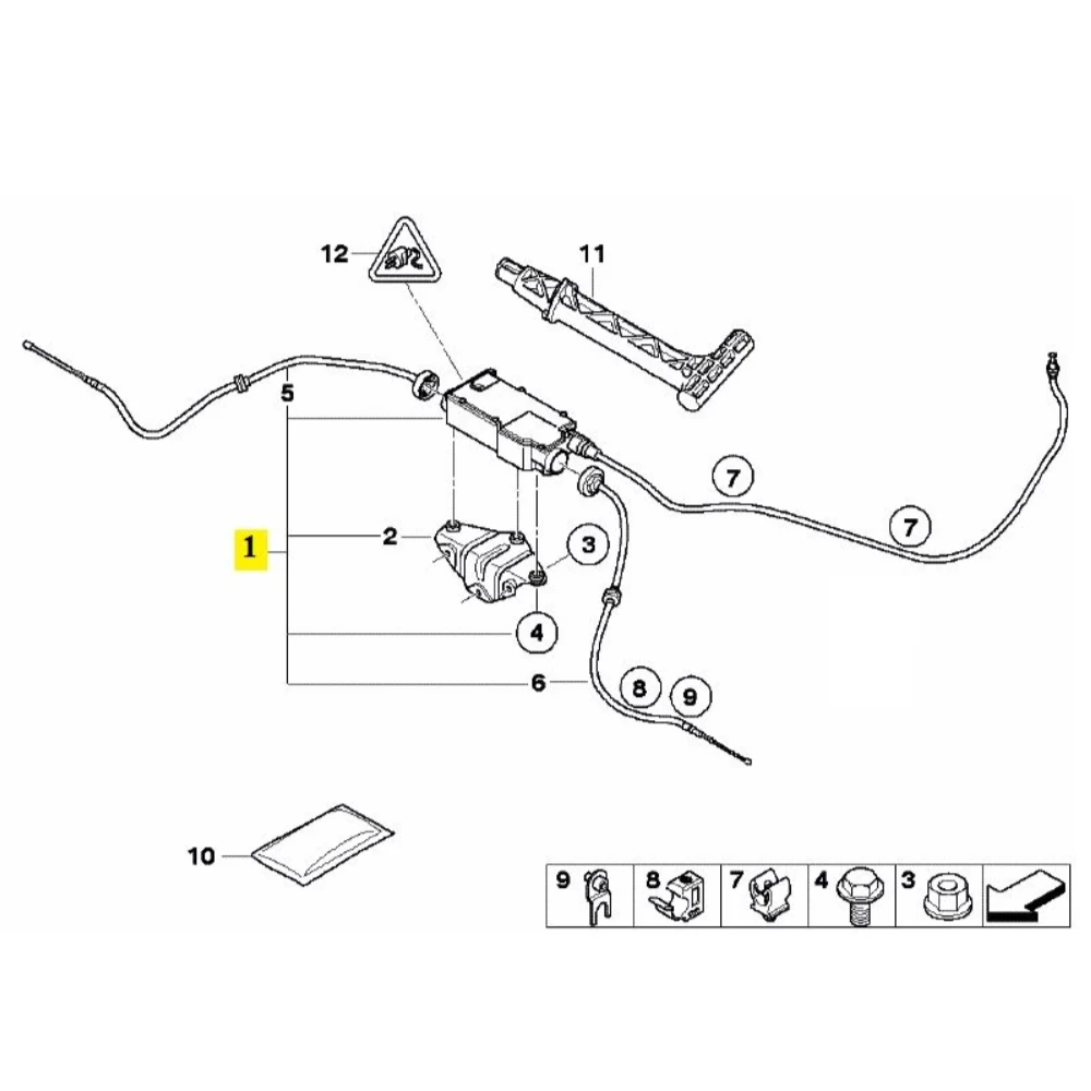 Für Bmw X5 E70 X6 E71 E72 Feststellbremse Antrieb Positionseinheit Auto Steuereinheit 34436850289 34436779451 Autozubehör – Detail 8