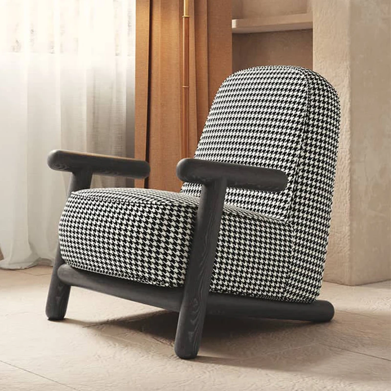 Chairs Living Room Dining Chair Upholstered Replacement Single Sofa Booster Luxury Armchairs Vintage Hotel Armrest Furniture