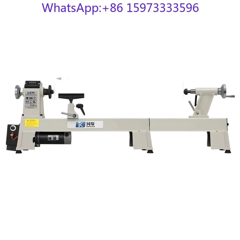 900W Multifunctional Mini Wood Lathe, Automatic Household Woodworking Lathe for Wooden Spinning and Craft Processing