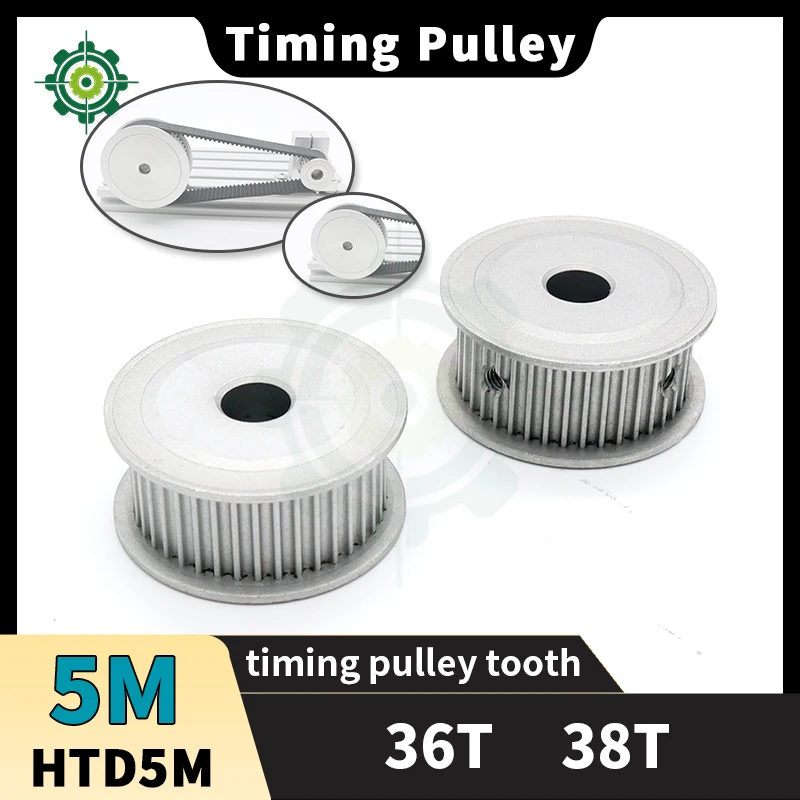 

HTD5M Шкив ГРМ 36T 38T 5M Шкивы Шкив Внутренний диаметр шпоночного паза Ремень 36 зубьев 38 зубов HTD 5M Ременный шкив Синхронное колесо Шкив HTD5M