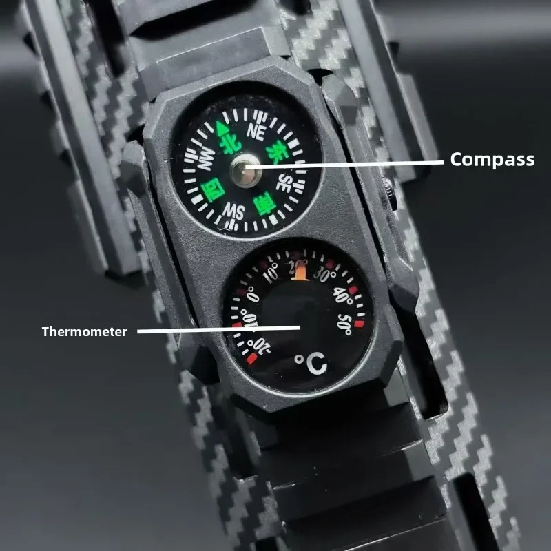 2026 Portable Nylon Integrated Compass Thermometer 20MM Rail Outdoor Toy Model Parts