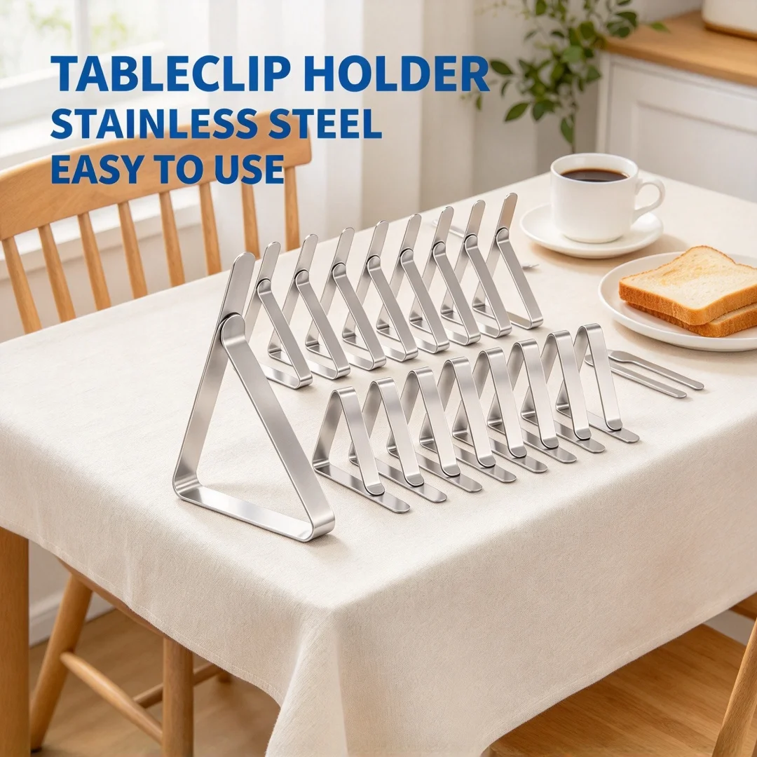 20 piece tablecloth clip set, suitable for rust proof table clips in homes, restaurants, picnics, parties, and dining tables