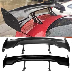 Car Universal Rear Spoiler Wing Tail Air Dam GT Style 145CM Rear Trunk Wings Spoiler For Sedan Carbon Fiber Car Accessories
