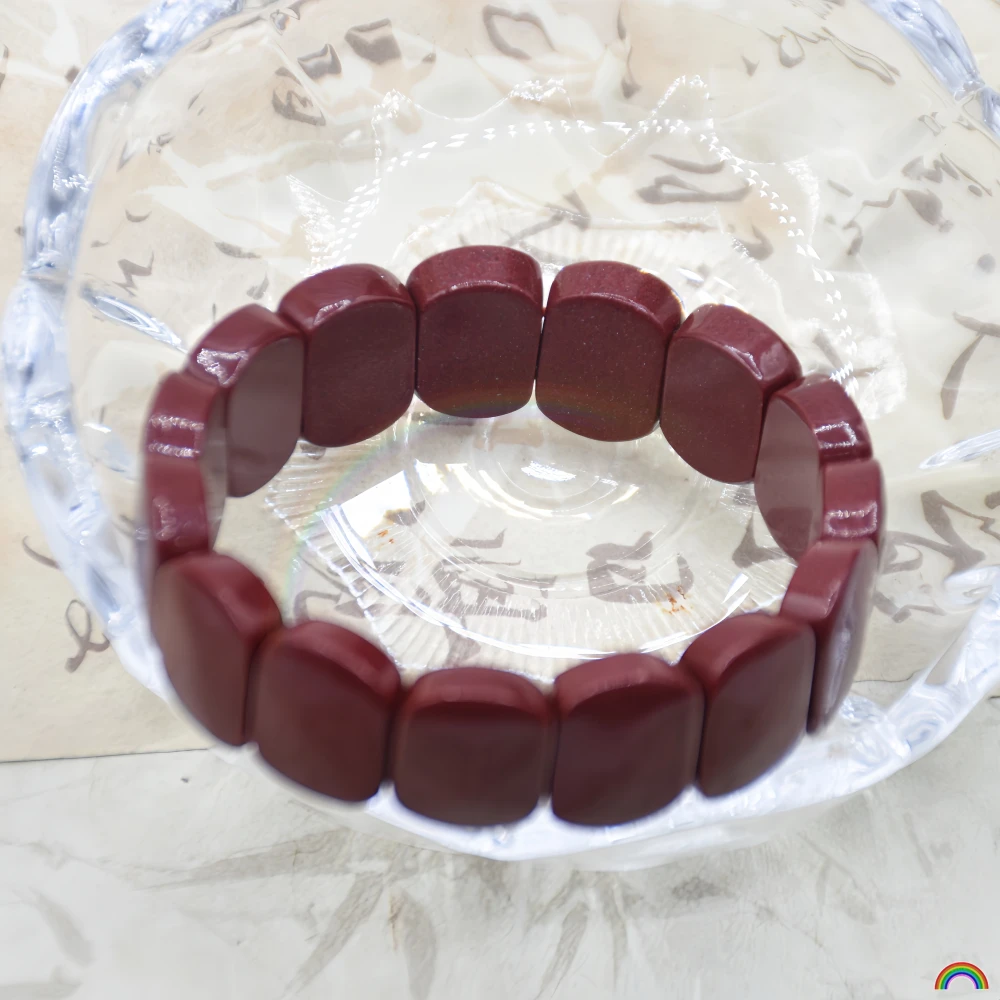 Natural cinnabar handmade volleyball purple gold sand bracelet original red bracelet transfer bead jewelry Rwbuy brand design