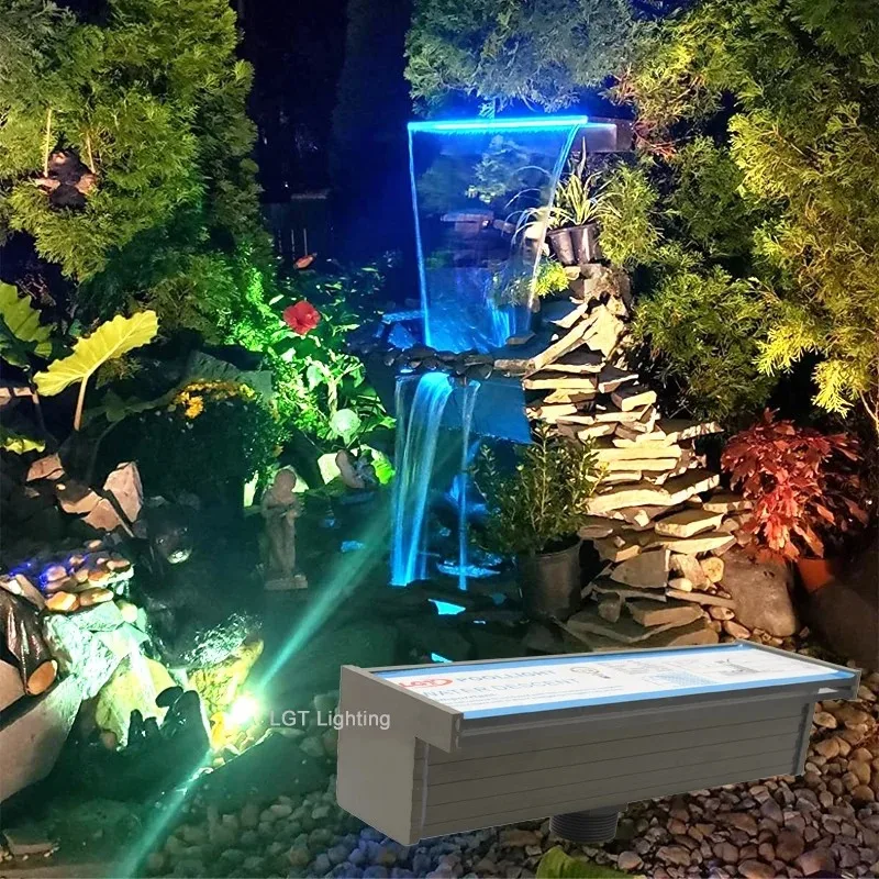 Outdoor Decorative Material Waterfall Descent Lights