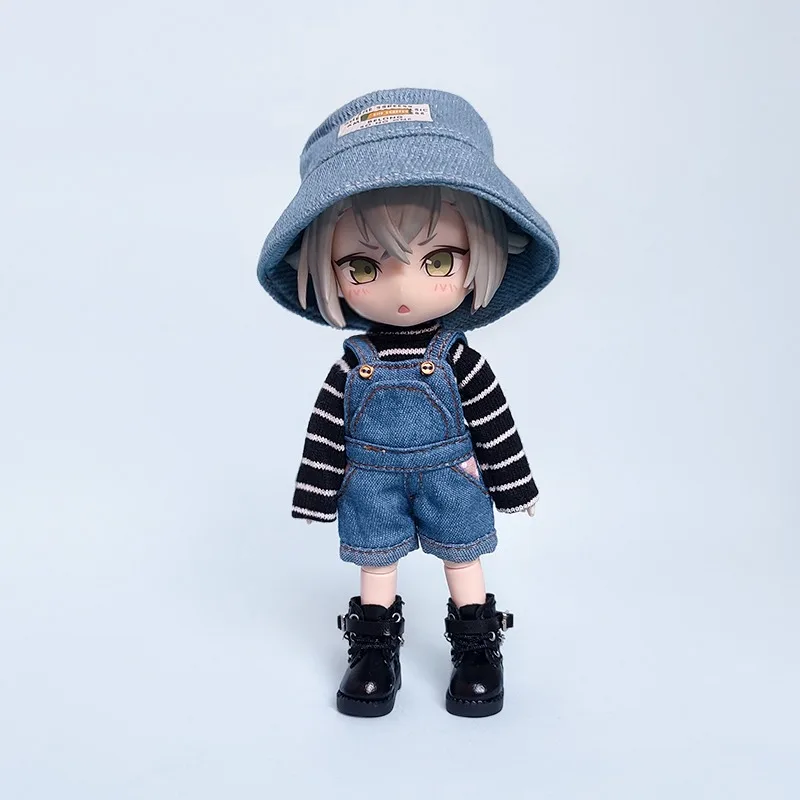 ob11 baby clothes casual overalls bjd soft Taova jeans GSC clay slim-fit pants doll clothes doll accessories