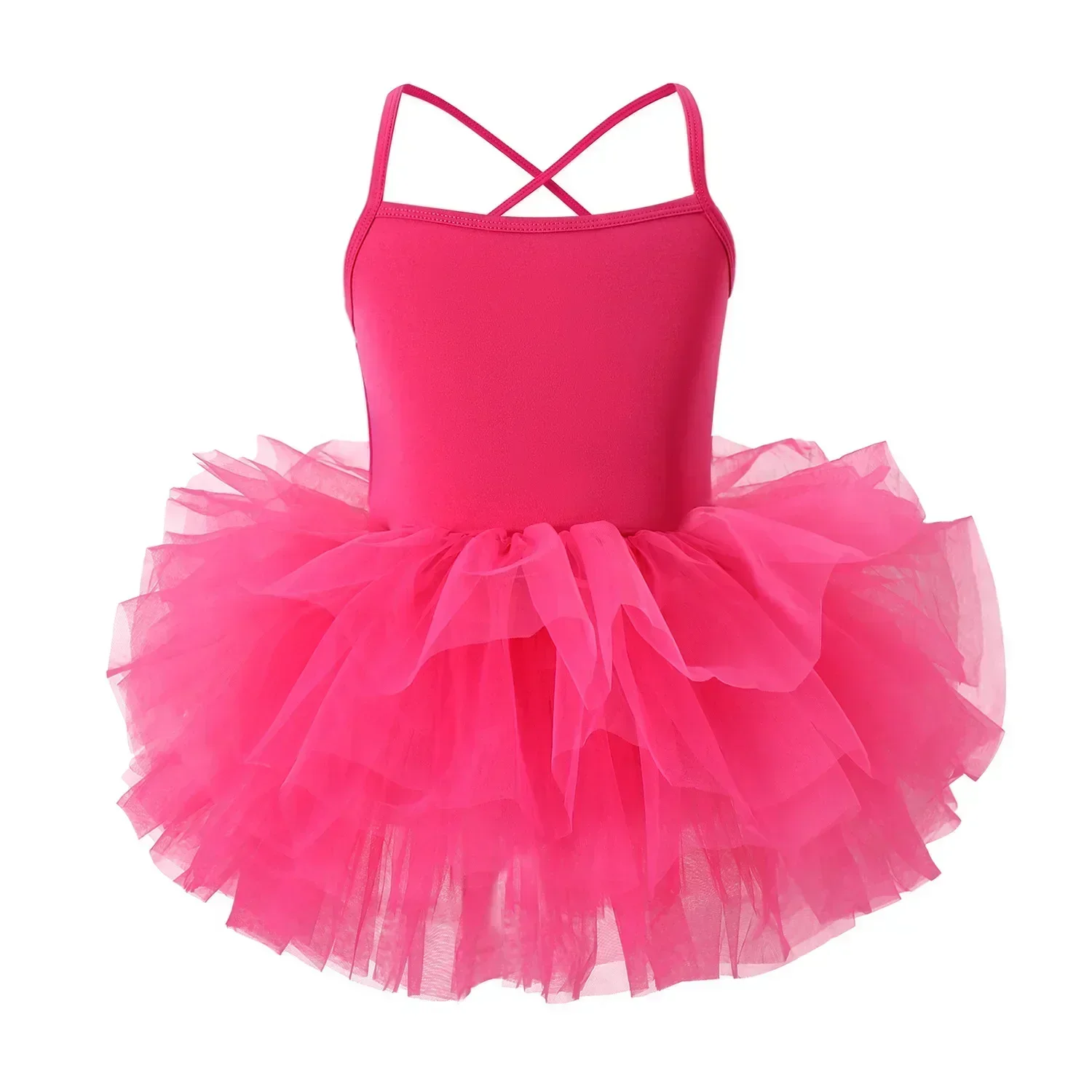 New Girl Ballet TuTu Dress 1-8 Ys Fashion Professional Kids Dancing Party Dress Performance Costume Princess Wedding Dress image 3