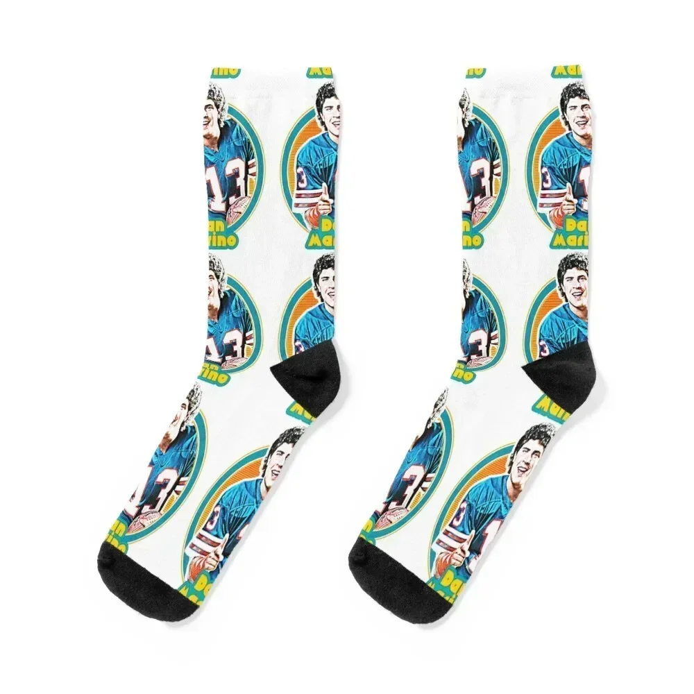 Dan Marino Retro 80s Football Socks christmass gift ankle Men Socks Women's