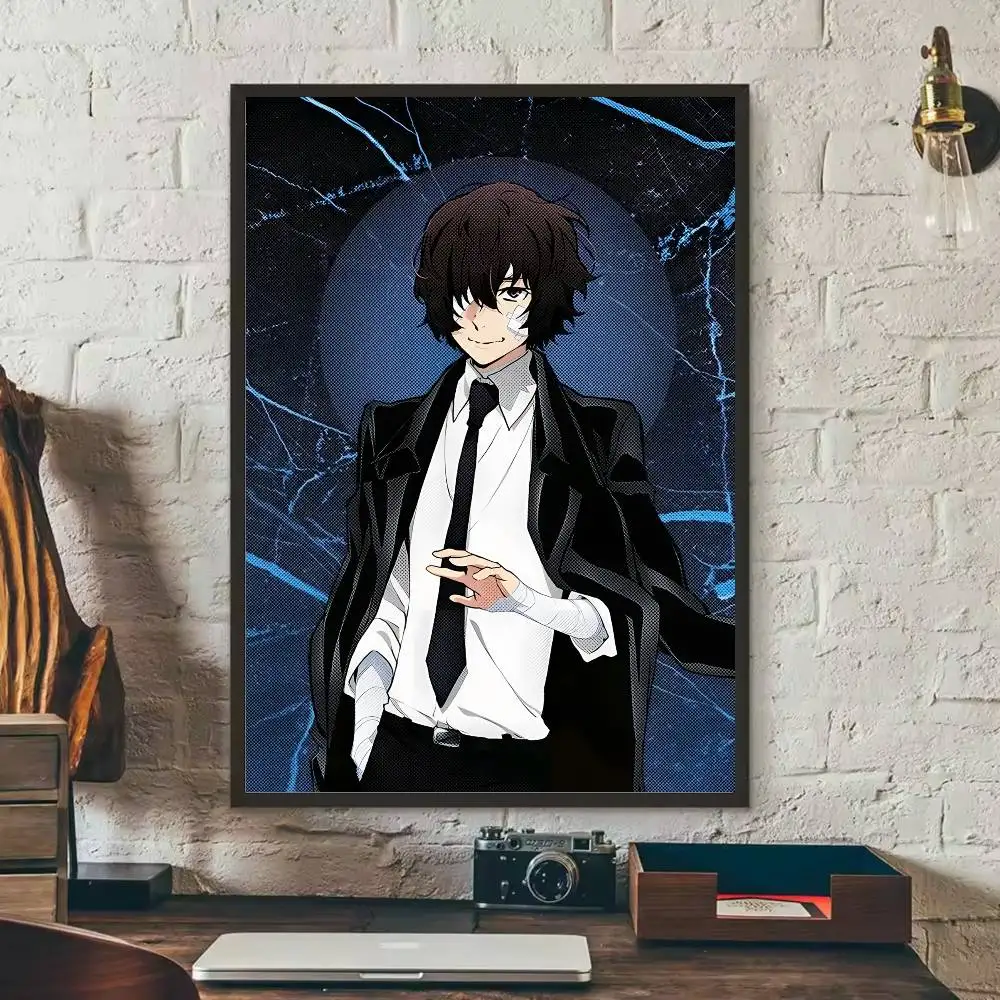 ملصق Osamu Dazai عالي الدقة على الحائط اللاصق المقاوم للماء لغرفة المعيشة المنزلية وغرفة النوم والديكور الجمالي