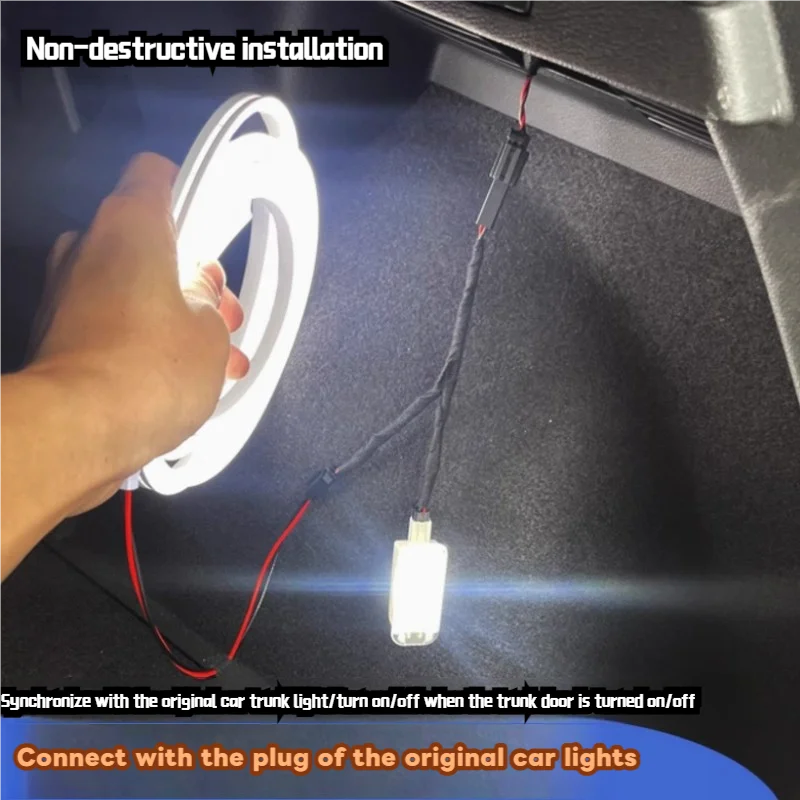 Buick Enclave Plus trunk light, trunk atmosphere, flowing light, car interior accessories, modification parts