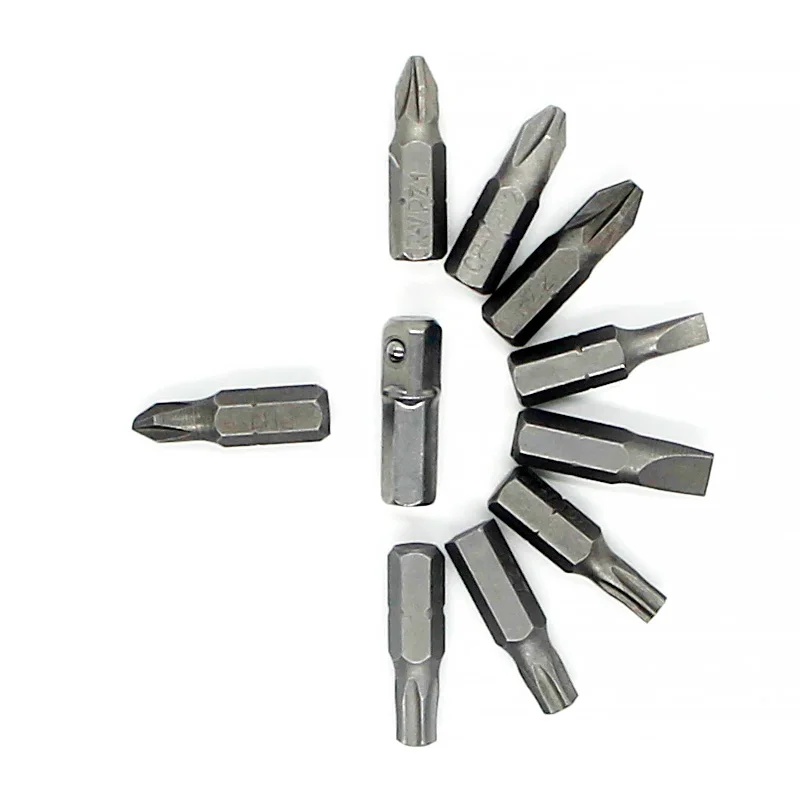 Pozi PZ0 PZ1 PZ2 PZ3 PH0 PH1 PH2 PH3 tip Screwdriver Bits 1/4\