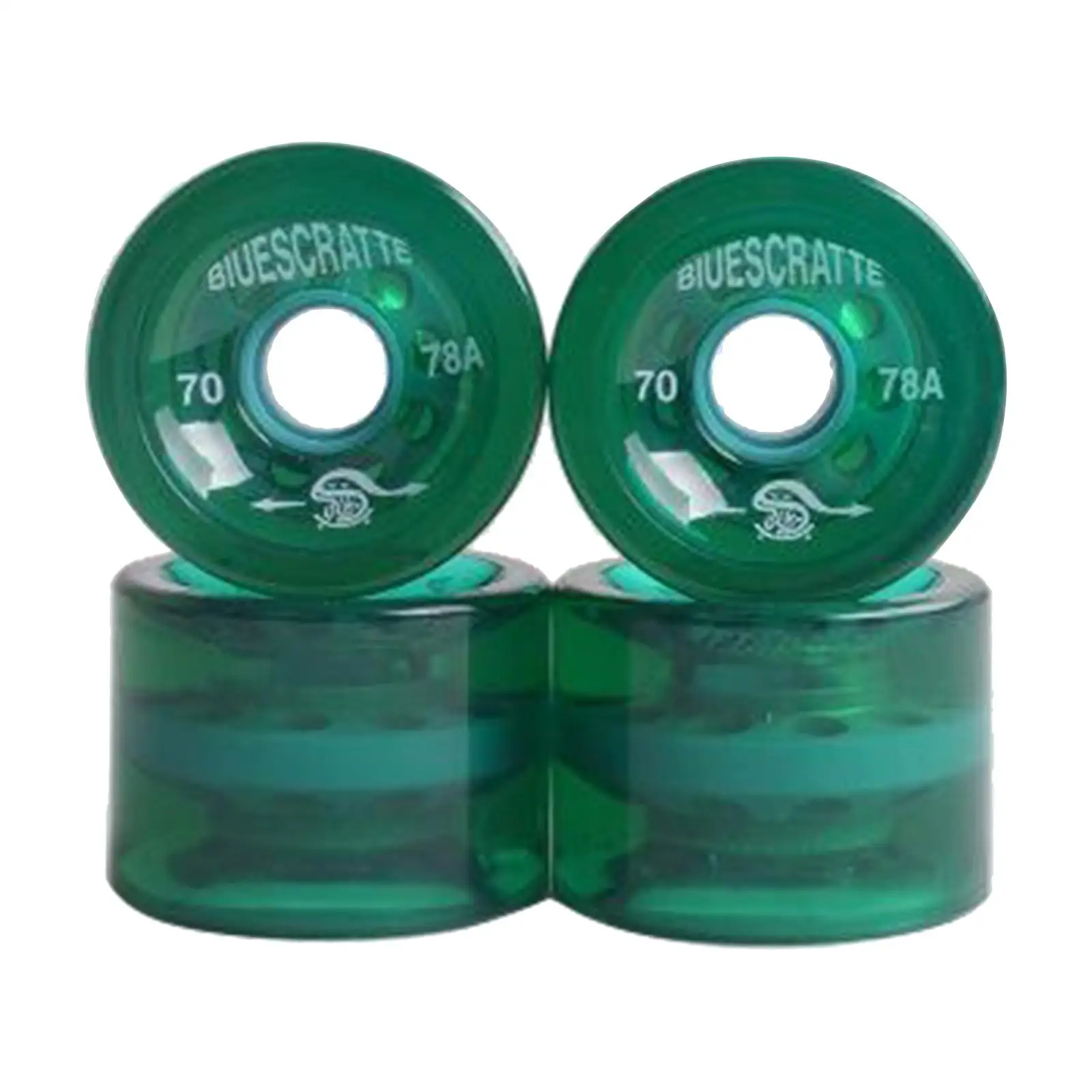 4Pcs Durable Skateboard Wheels High Performance PU Roller Skateboard Parts