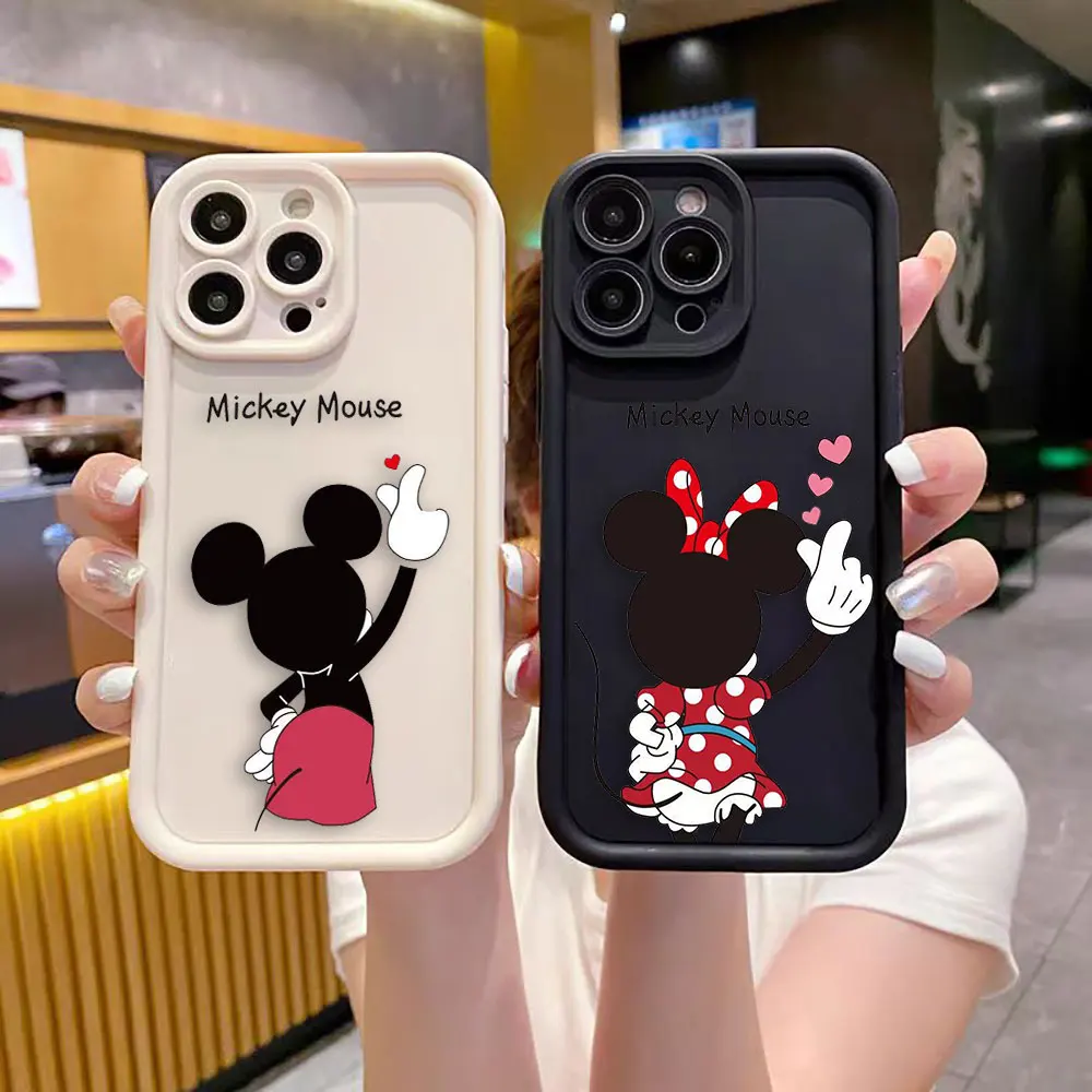 Disney Mickey Minnie Mouse Phone Case For VIVO Y15S Y17 Y19 Y20 Y21 Y22S Y27 Y28 Y35 Y36 Y50 Y51 Y72 Y75 Y76 Y77 Y78 4G 5G Case