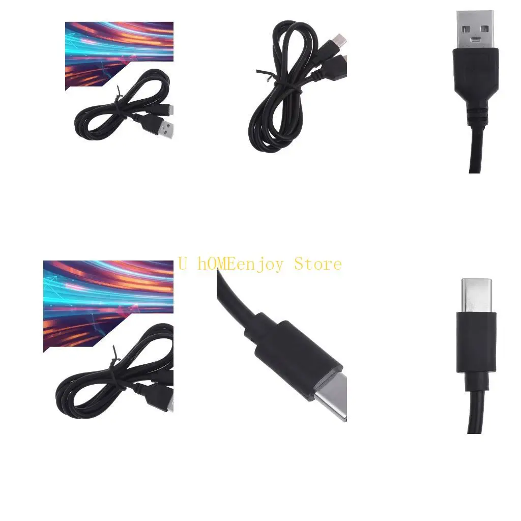 B0KF USB To Type C Cable Fast Charging Cord Data Transfer Extension Cable for Phone 15 Cellphone Tablets