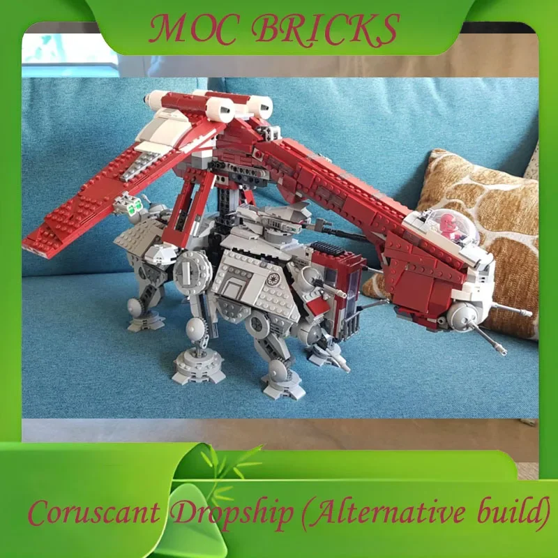 تخصيص 1969 أجزاء الحروب المركبة الفضائية MOC Coruscant دروبشيب البديل بناء إلى 75337-1 لتقوم بها بنفسك تجميع اللبنات الهدايا #3