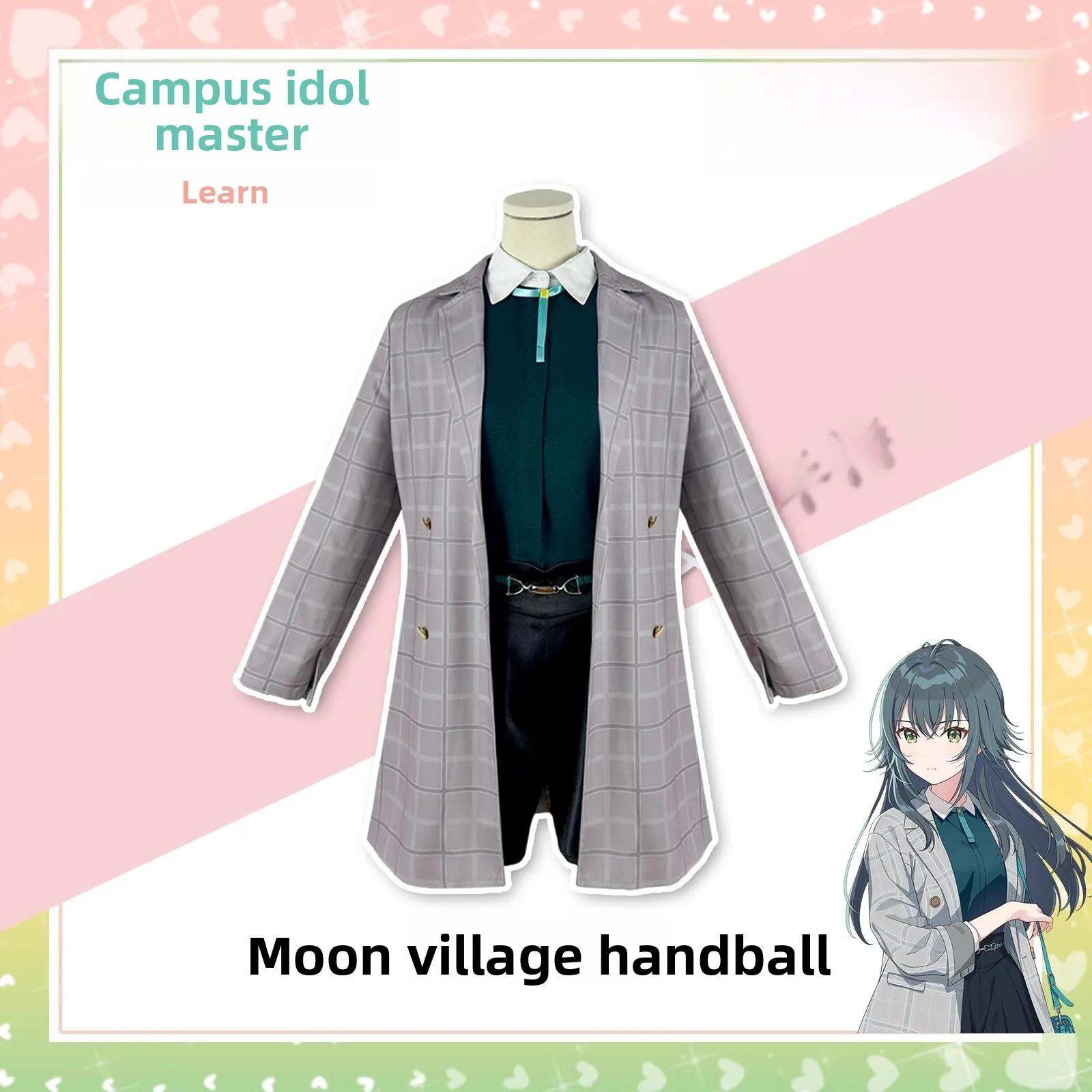 Kostium Cosplay Liliya Kompletny Zestaw Damski Strój Szkolny JK Anime Idol Master Hanamaru Kaguya Cosplay Dr orm