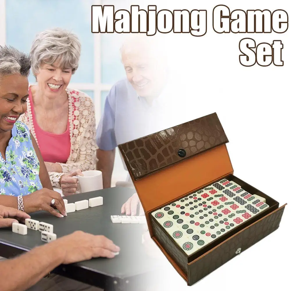 Mini Mahjong Tiles Chinese Mahjong 20MM Home Hand Rubbing Small Travel Dormitory Portable Cute Mini Outdoor Toy