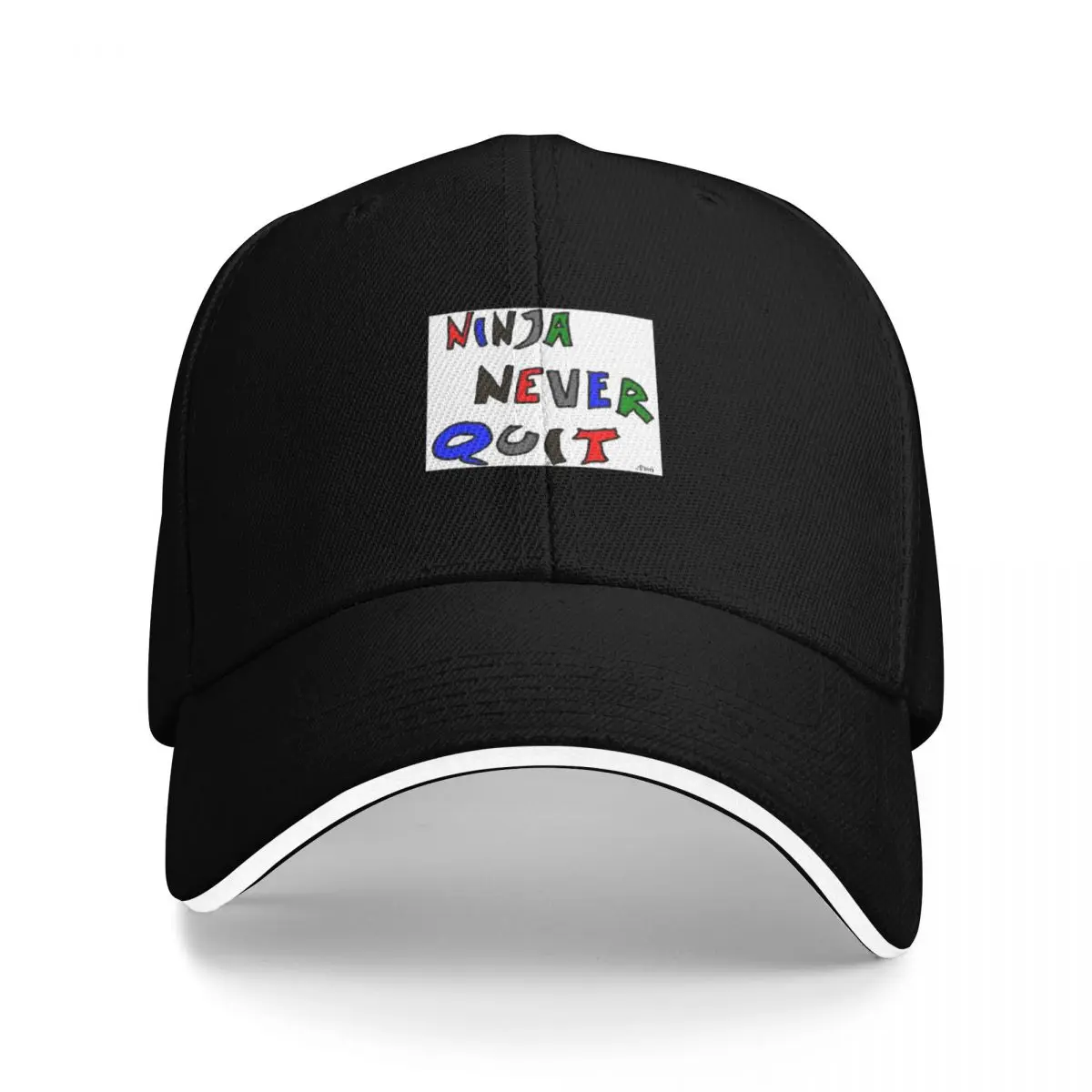

Ninja Never Quit Baseball Cap Dropshipping Winter hat Mountaineering Sunhat Women's Beach Outlet 2025 Men's