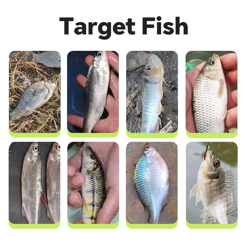 WEIHE Flotador giratorio para pesca de señuelos pequeños con anzuelo y línea - imagen 3