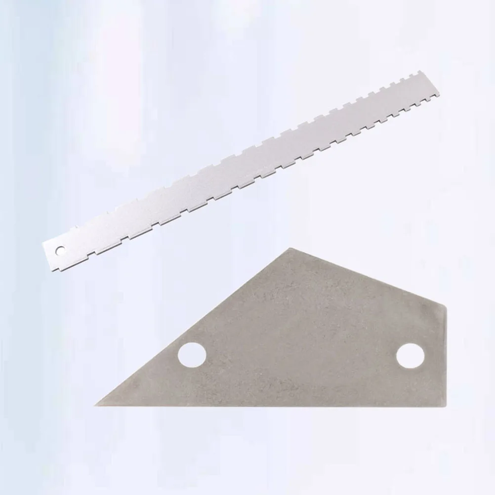 

2 Pcs Guitar Repair Measuring Ruler Aluminum Tool Neck Fret Measurement Acoustic