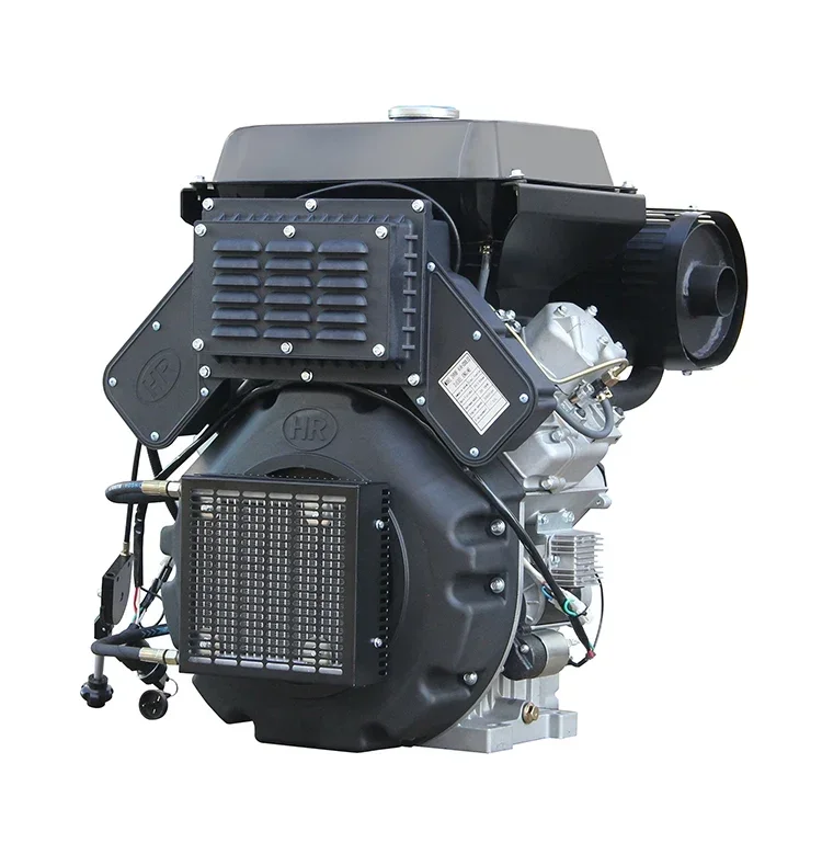 High Quality HR2V98F 30hp 22KW Two Cylinder Air Cooled Diesel Engine