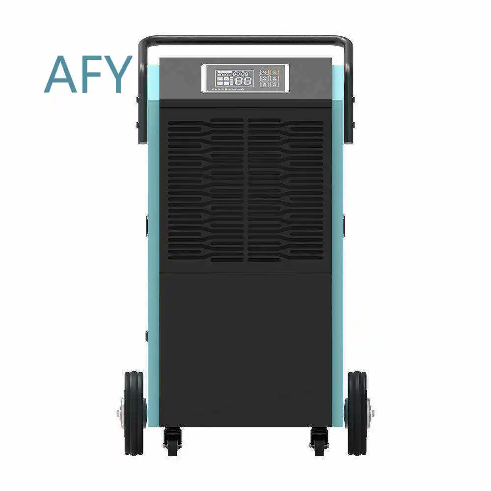 90L D Portable Hand Push Dehumidifier for Home Use Big Wheels Heavy Duty Moisture Remover for Basement Garage Warehouse Large