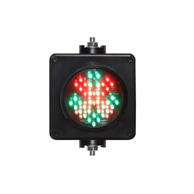 New design 100MM red cross green arrow traffic light MINI PARKING LOTS TRAFFIC SIGNAL FOR SALE