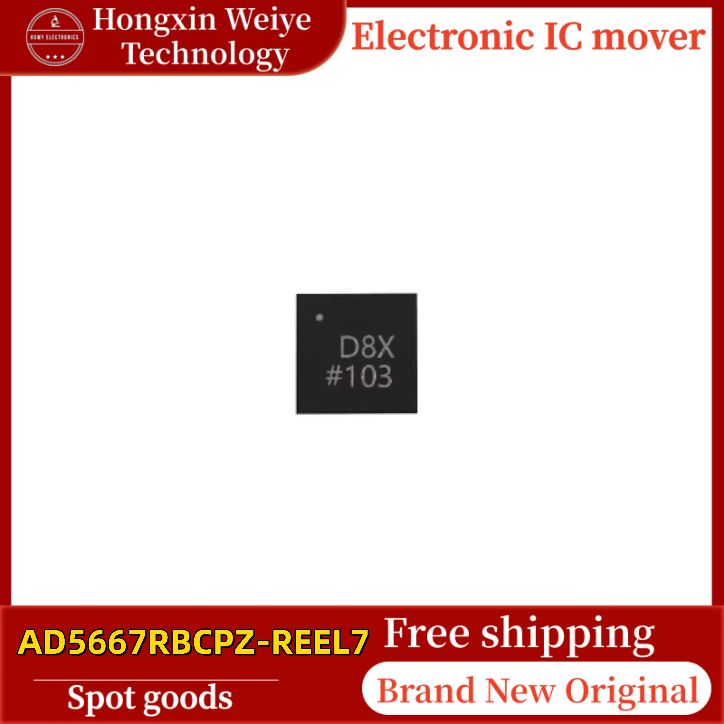 

2/10 PCS AD5667RBCPZ-REEL7 LFCSP-10 DAC Converter IC Brand New In Stock Free Shipping