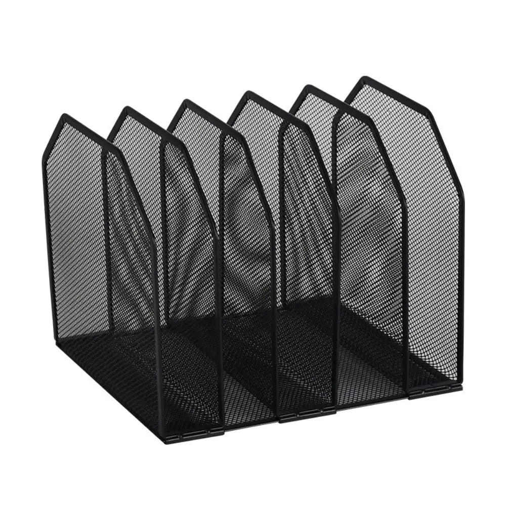 

Компактная подставка для книг с 5/7 сетками, металлическая сетка, съемный настольный органайзер, регулируемая книжная полка, домашний офис