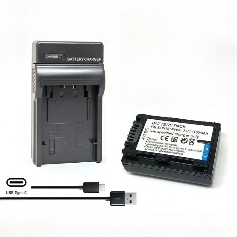 1150mAh NP-FH50 Camera Battery For SONY DSC-HX1 A230 A330 A290 A380 A390 SR82 SR80 HX200 FH60 FH40 HDR-TG1E TG3 TG5 TG7