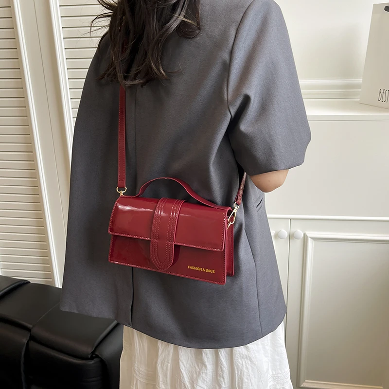 Senhoras de couro crossbody saco alça ombro bolsa designer luxo elegante clássico mensageiro tote marca moda popular