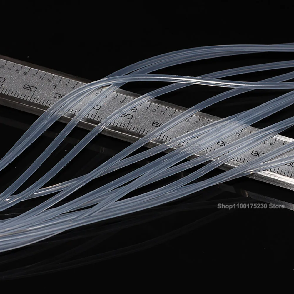 10 метров Гибкая силиконовая трубка ID 0,3 мм-6 мм пищевая трубка термостойкая Нетоксичная прозрачная