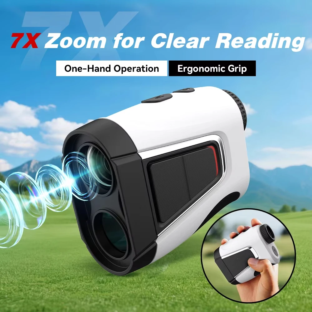 Professional Hunting Magnetic Range Finder Golf with Slope and USB Rechargeable Laser for Outdoor Sport Waterproof