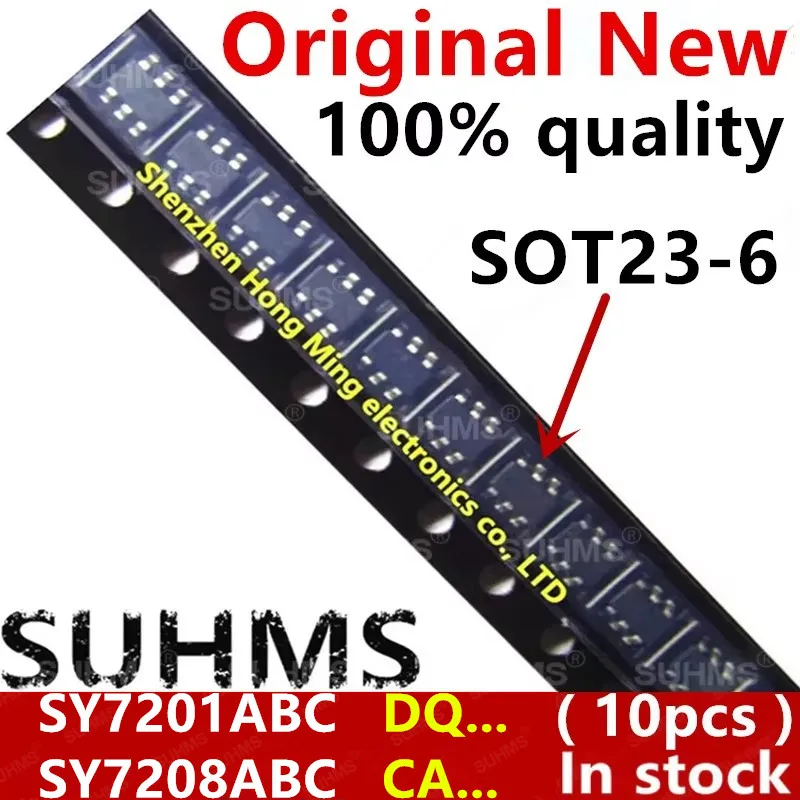 (10 piezas) 100% nuevo SY7208ABC SY7208 CA... SY7201ABC SY7201 DQ... sot23-6