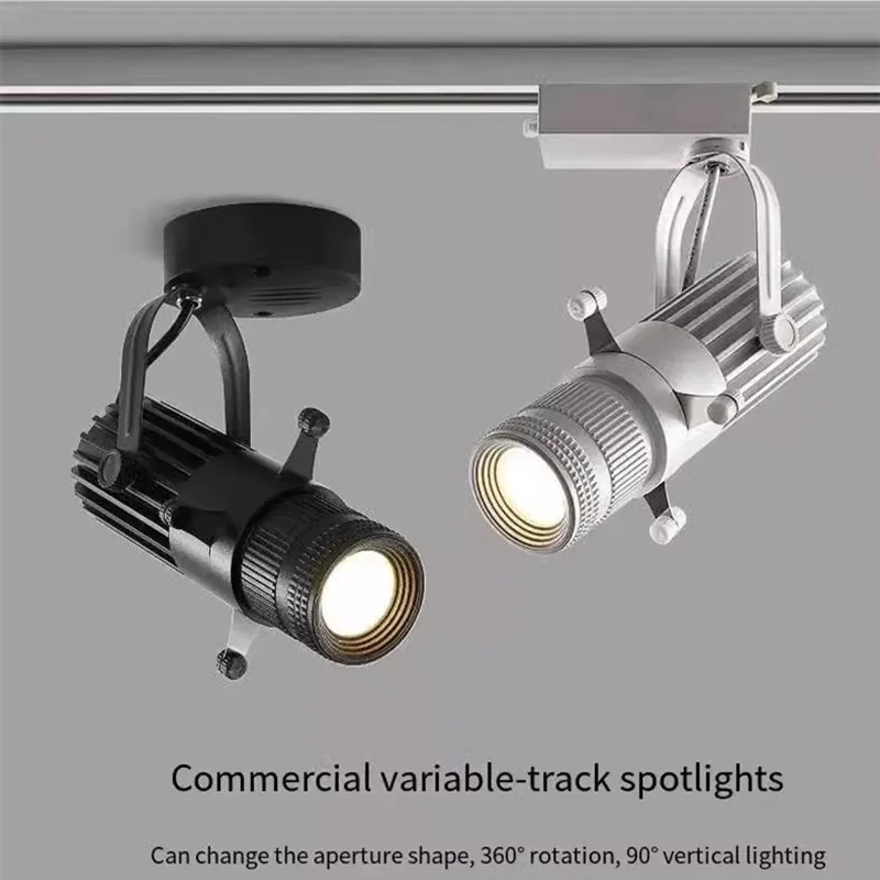 LED مصباح السقف عكس الضوء ضوء المرحلة AC90-260V الأضواء 12 واط 15 واط 20 واط 30 واط 40 واط النازل متحف بار KTV التركيز على مفتاح الإضاءة