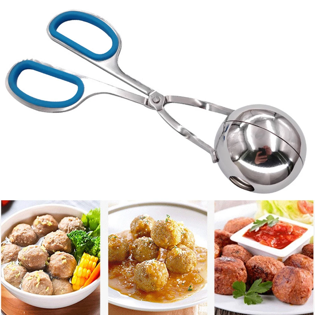 

Stainless Steel Meatball Tongs Maker Clip Mold Meatballs Household Kitchen Gadget