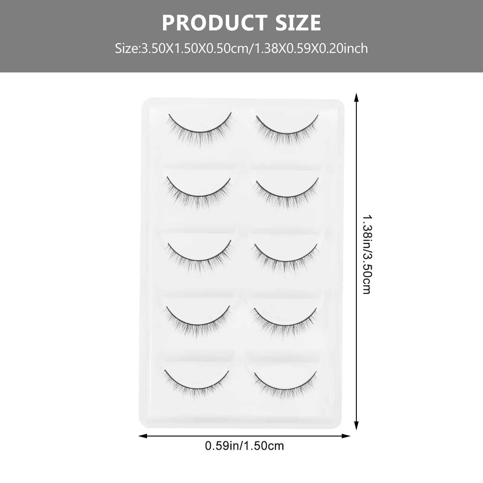 10 pares de cílios densos naturais, artesanato requintado, fácil instalação, acessórios para os olhos, decorativos da moda, maquiagem diária, beleza