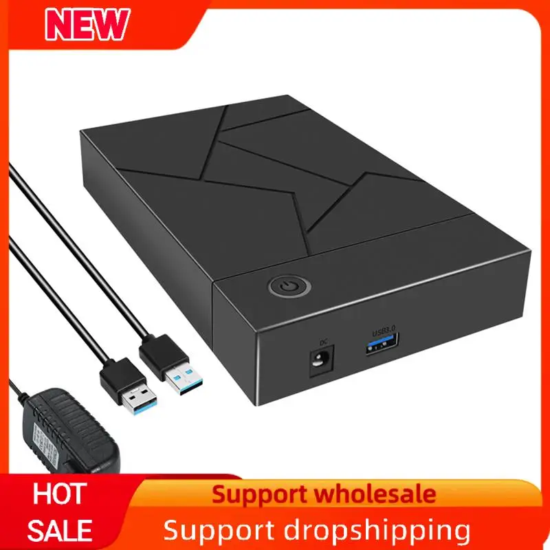Wynajemna obudowa dysku twardego 3,5 cala USB 3.0 do SATA Obudowa dysku twardego SSD Obudowa zewnętrznego dysku półprzewodnikowego - wtyczka US Dur