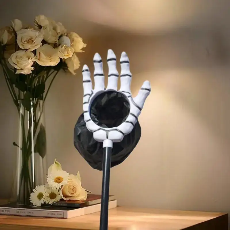 Bolsa de dulces de calabaza y calavera para Halloween, bolsa de truco o trato de mano para niños, accesorios de fiesta espeluznante para Halloween