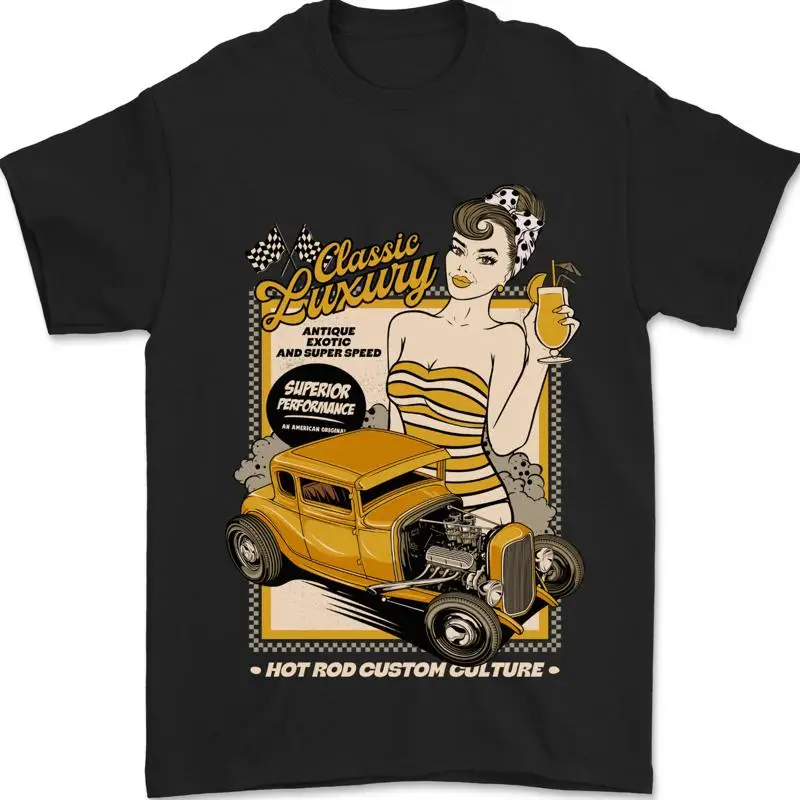 

Classic Luxury Hot Rod Superior Performance Mens T-Shirt 100% Cotton
