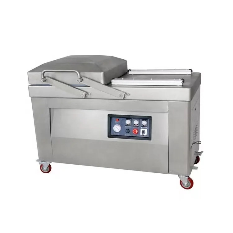 HVC-510S/2B Hualian Industrial Plastic Bag Portable Automatic Double Chamber Food Sealer Vacuum Packing Machine