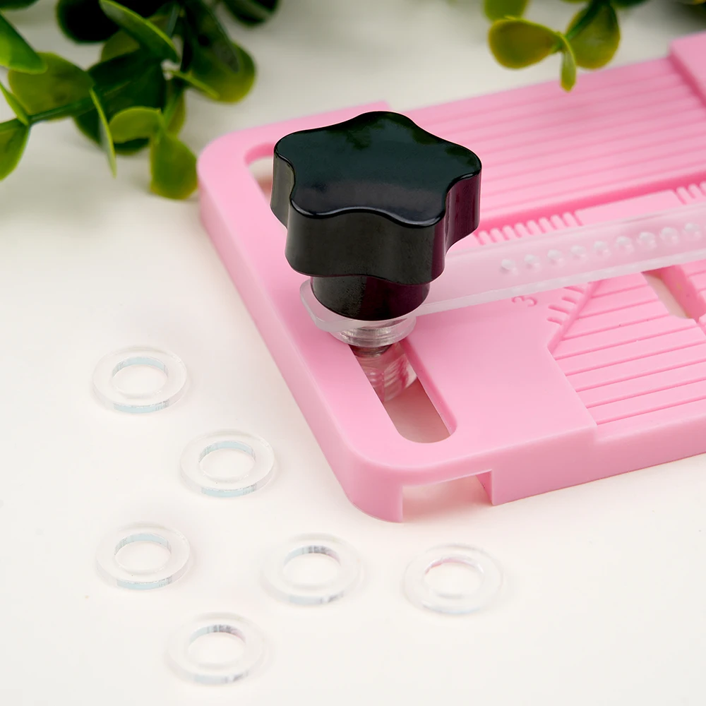 

Plastic Clay Punching Guide Board with Multiple Holes for Crafting DIY Projects and Pottery Making Crafting Tool Ergonomic Hand