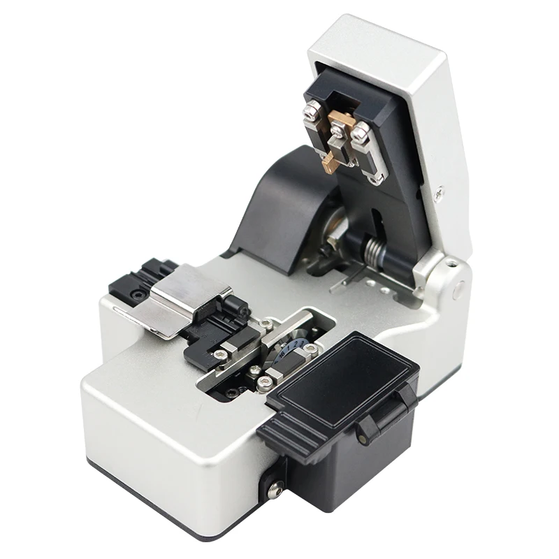 Fiber Cleaver One-step Optic Single And Ribbon Precision Cleaver With Waste Fiber Chip Collection With Storage Box