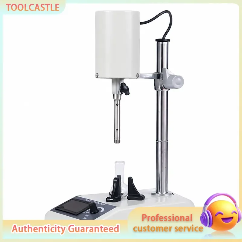 High Speed Lab Homogenizer Digital Display Emulsifier Stirrer Tissue Grinder Homogenizing Mixer Adjustable for Laboratory Use