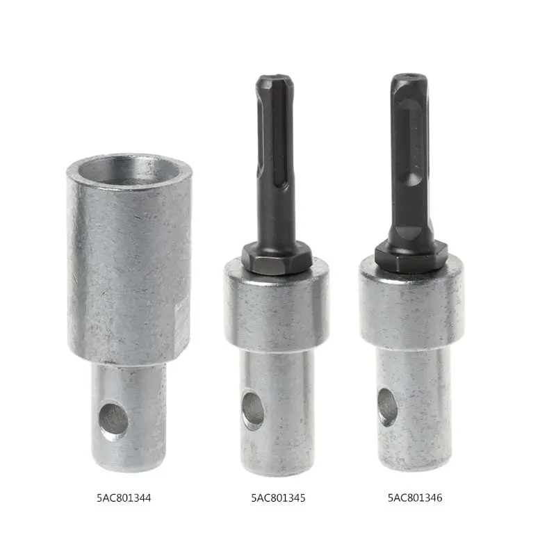 2 Round Pits 2 Slots Drill Bit Adapter For Electric Drill Convert to Earth Auger Dropship