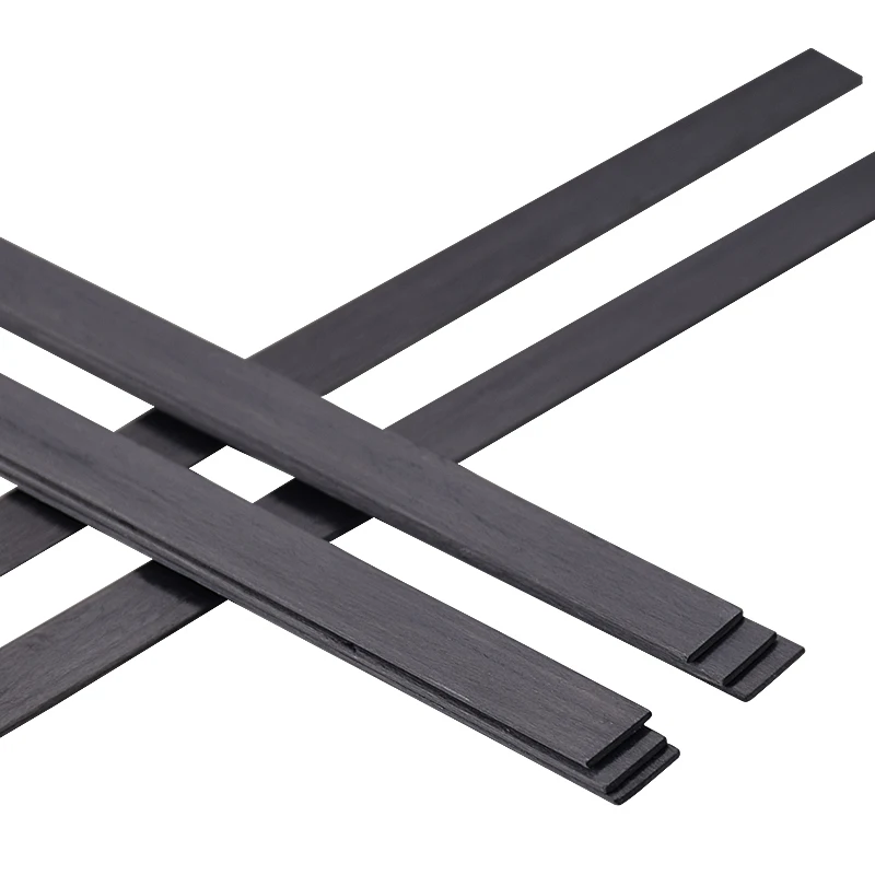 2 szt. Długość 500mm materiał włókno węglowe grubość 0.5-6mm szerokość 3-30mm płyta węglowa