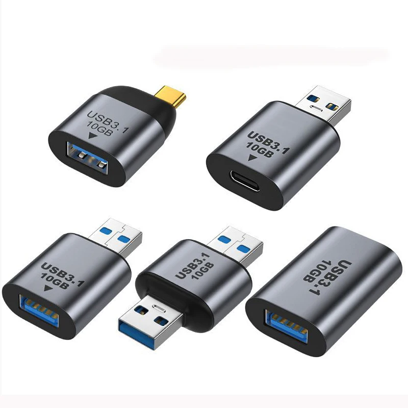 

USB3.1 TYPE-C adapter High-speed Transmission Audio video charging data converter 10gbps converter For USBHUB Computer PHONE