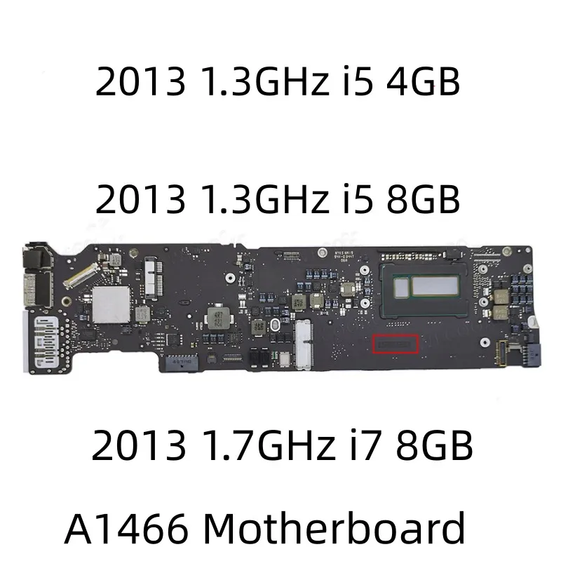 Imagem -02 - Placa-mãe A1466 Testada para Macbook Air 13 A1466 Cabo de Placa Lógica i5 i7 2gb 8gb 4gb 2010 2011 2012 20132023 Anos